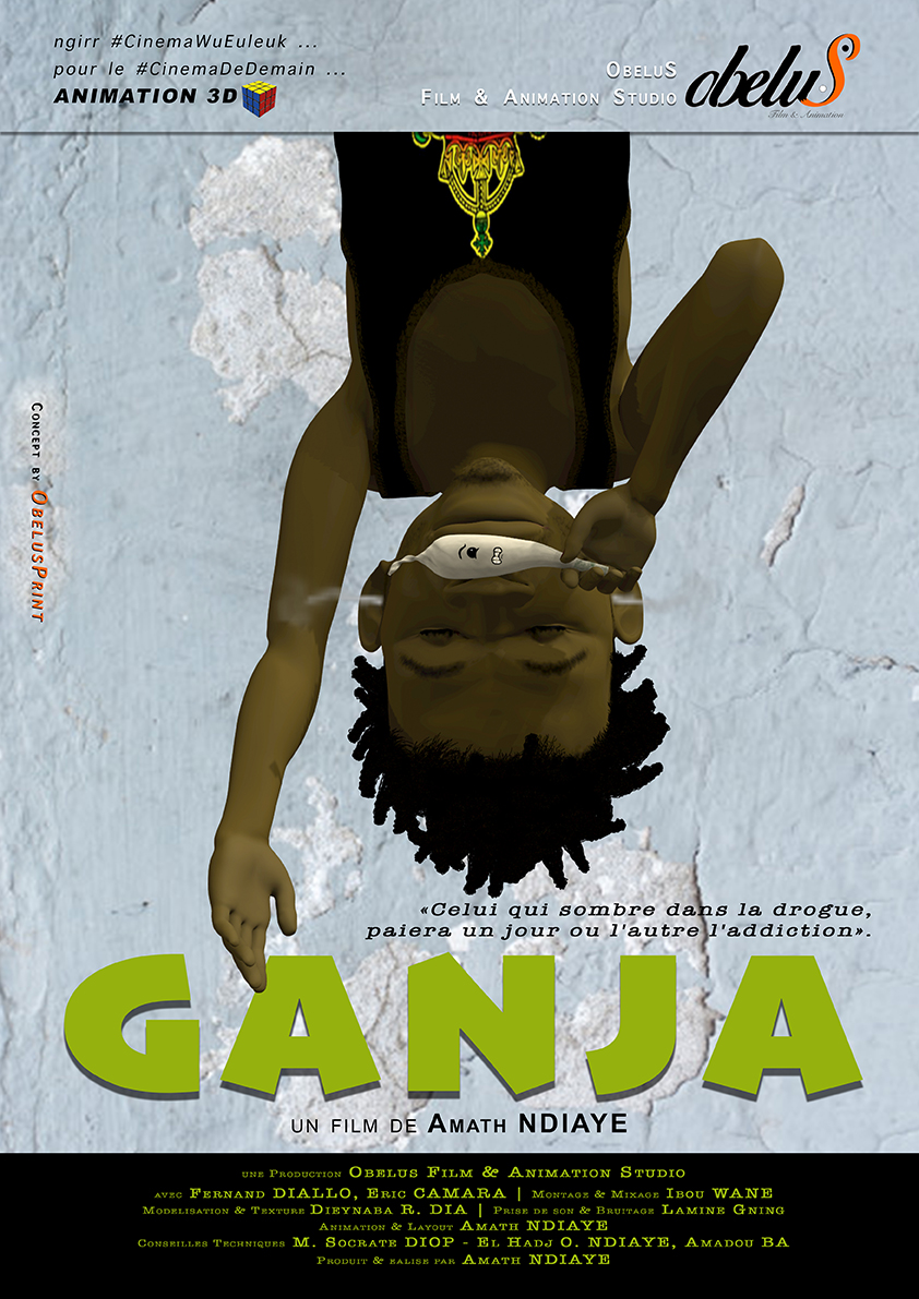 Affiche Ganja film d'animation 3d
